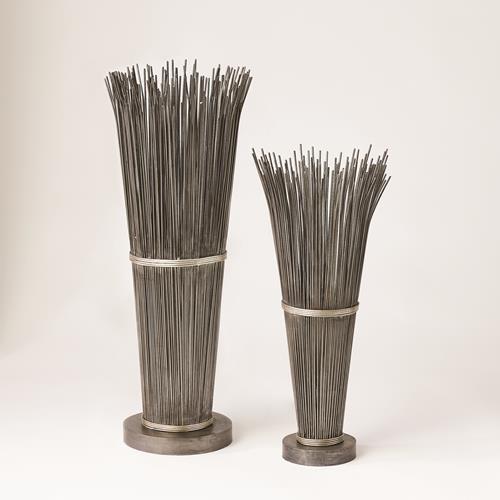 Wire Vases-Natural Iron Wire Vases-Natural Iron