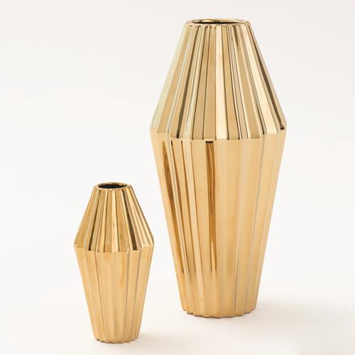 Milos Vase-Gold Milos Vase-Gold