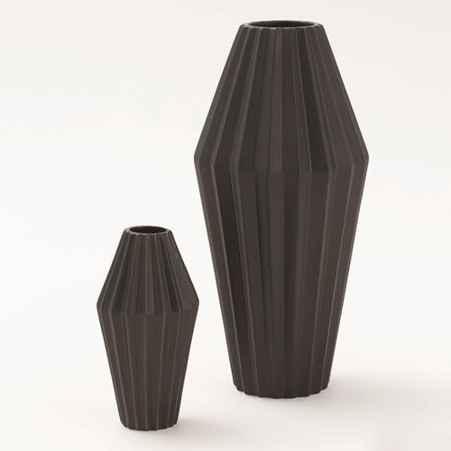 Milos Vase-Matte Black