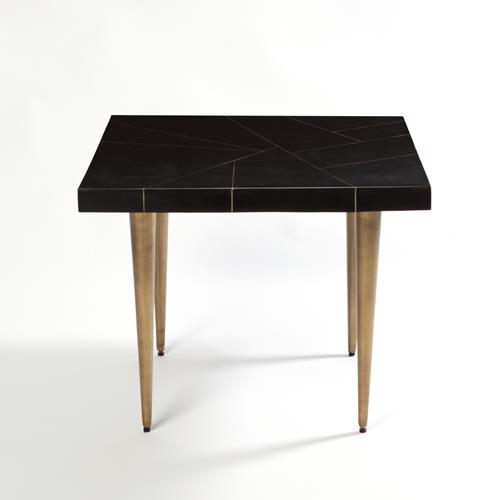 Hepburn Bunching Table-Black/Brass Filet Hepburn Bunching Table-Black/Brass Filet