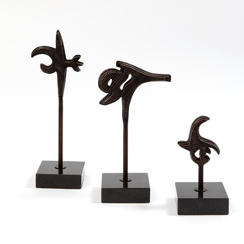 Polynesian Weapon Sculptures-Bronze Polynesian Weapon Sculptures-Bronze