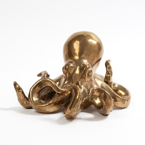 Octopus-Matte Gold
