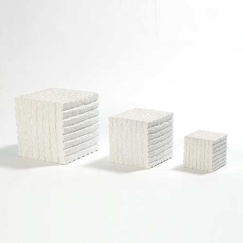 Vaneau Cube-Matte White Vaneau Cube-Matte White