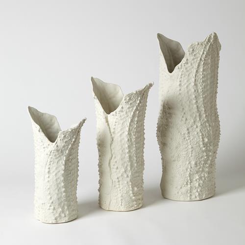 Crocodile Vases - Matte White