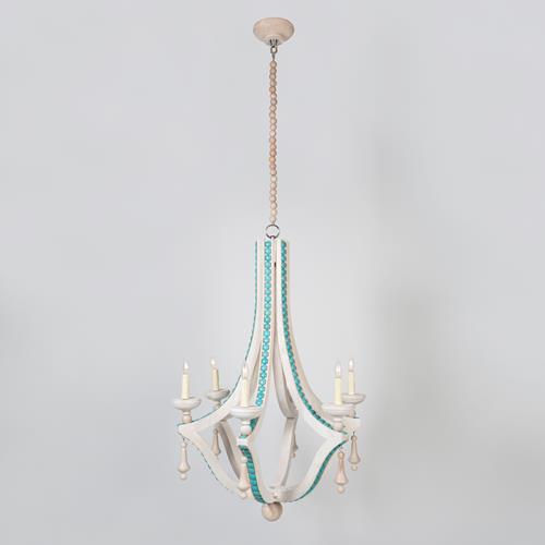 Cabochon Chandelier-Turquoise