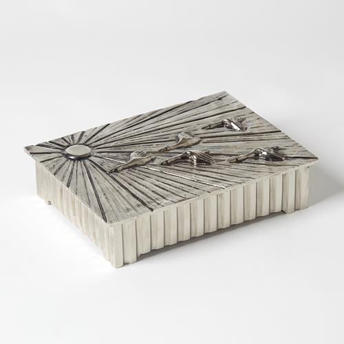 Birds in Flight Boxes-Nickel Birds in Flight Boxes-Nickel