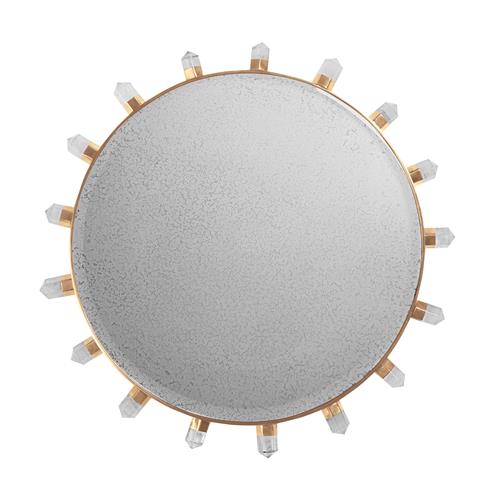 Lola Quartz Mirror-Brass Lola Quartz Mirror-Brass