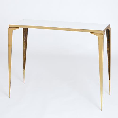 Stiletto Console-Gold Stiletto Console-Gold
