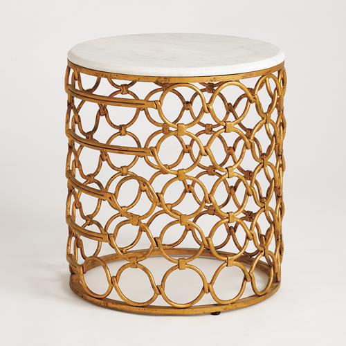 Loop Side Table-Gold Loop Side Table-Gold