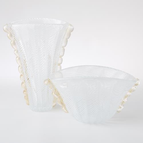 Striped Vase-Bowl Striped Vase-Bowl