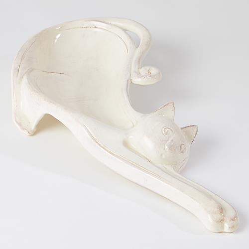 Cat Platter-Cream