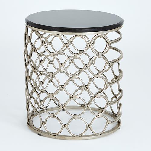 Loop Side Table-Silver Loop Side Table-Silver