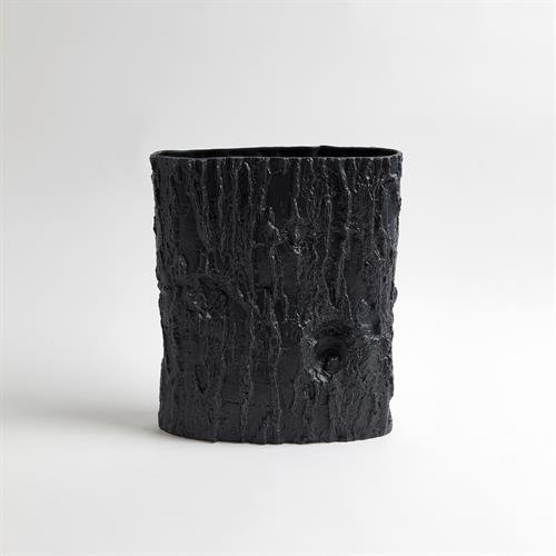 Acacia Ellipse Vase-Matte Black Acacia Ellipse Vase-Matte Black