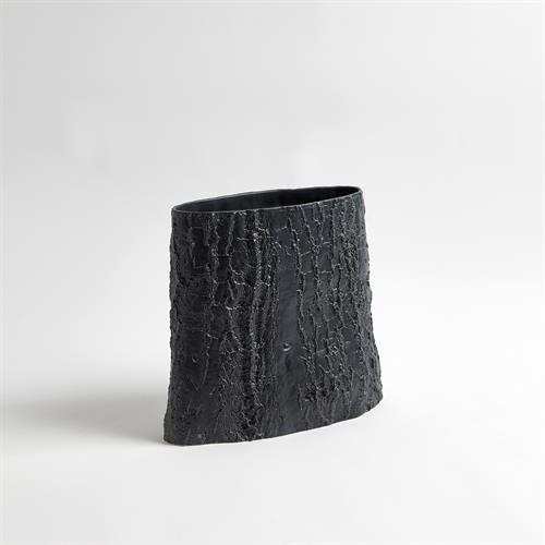 Elm Ellipse Vase-Matte Black Elm Ellipse Vase-Matte Black