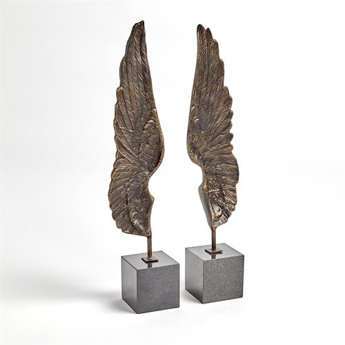 Wings Sculpture-Bronze-Pair