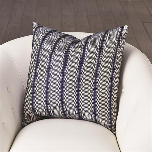 Penny Pillow-Blue Embroidered Penny Pillow-Blue Embroidered