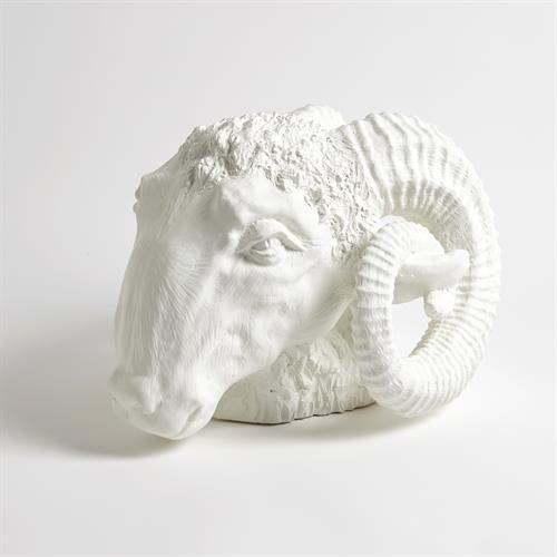 Capricorn Sculpture-Matte White