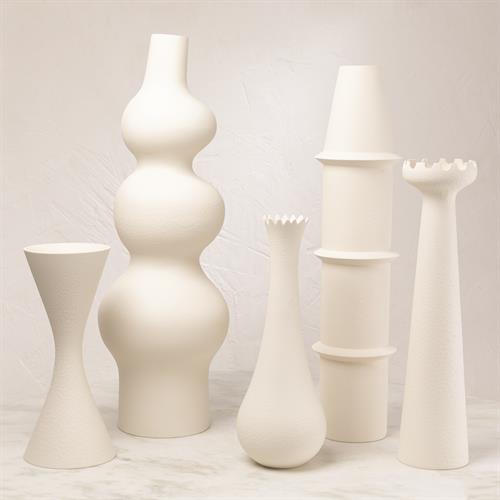 Overscale Vases-Matte White