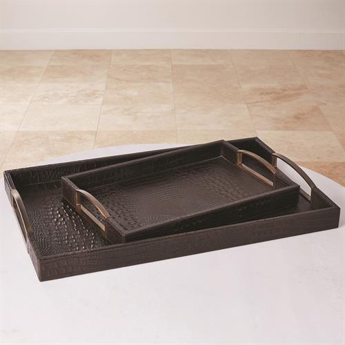 Croc Tray-Chocolate Croc Tray-Chocolate