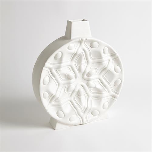 Nouveau Vase-Matte White Nouveau Vase-Matte White
