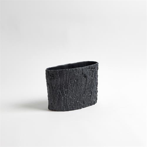 Alder Ellipse Vase-Matte Black Alder Ellipse Vase-Matte Black