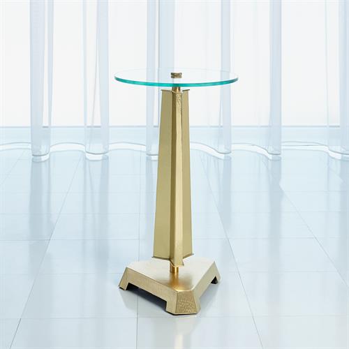 Tapering Tripod Table-Brass Tapering Tripod Table-Brass