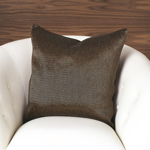 Bugle Beaded Pillow-Bronze Bugle Beaded Pillow-Bronze