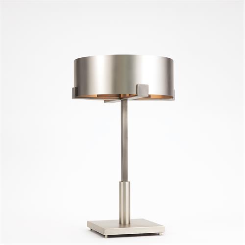 Empire Table Lamp-Nickel/Graphite Empire Table Lamp-Nickel/Graphite