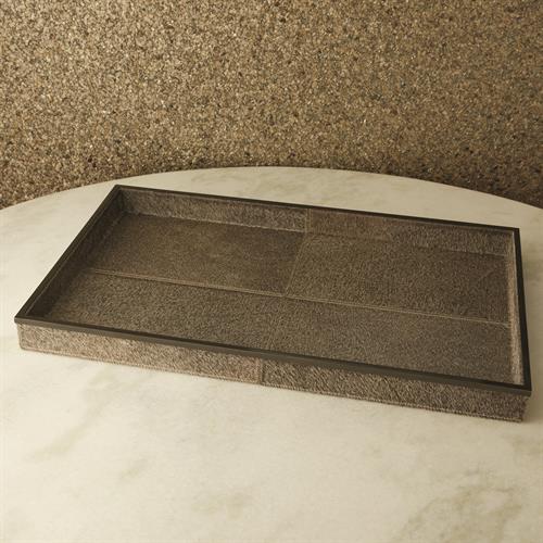 Vaux Hall Tray-Grey Hair-on-Hide Vaux Hall Tray-Grey Hair-on-Hide