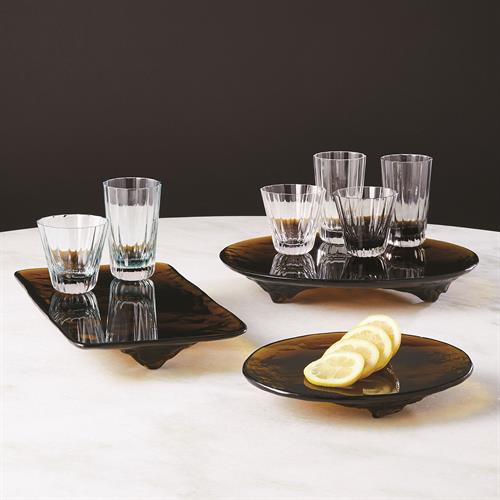 LiuLi Amber Glass Trays LiuLi Amber Glass Trays