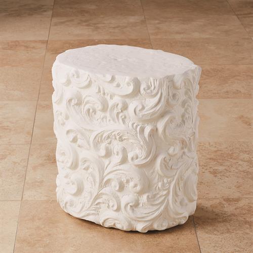 Baroque Table-Matte White Baroque Table-Matte White