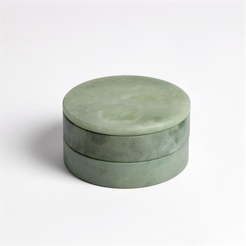 Alabaster Swivel Box-Green