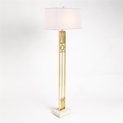 Republic Floor Lamp-Brass Republic Floor Lamp-Brass