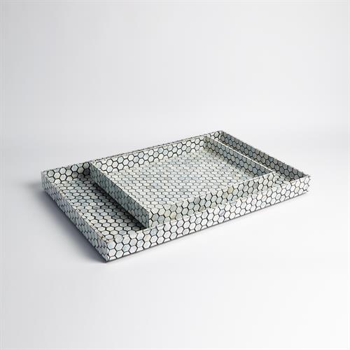 Mother of Pearl Tray-Black