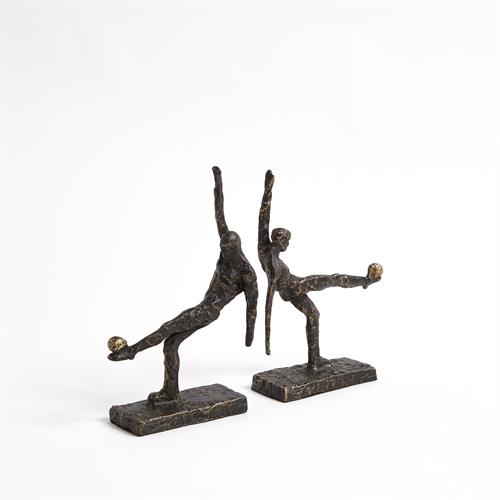 Soccer Kick Bookends - Pair