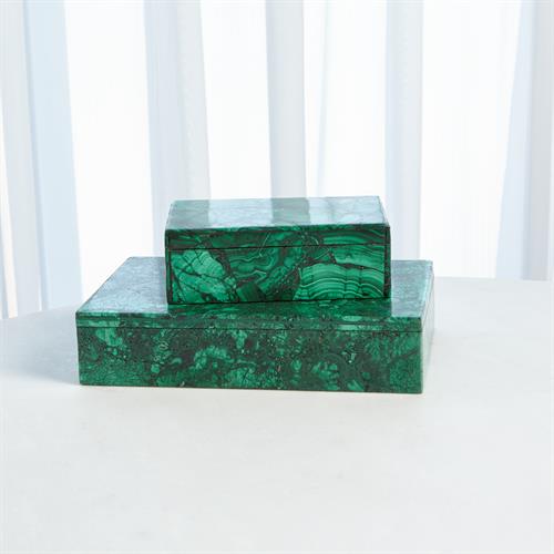 Malachite Stone Box