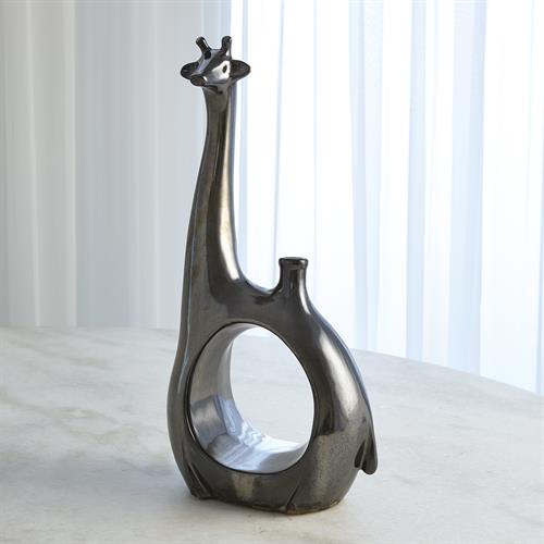 Giraffe Vase-Metallic Giraffe Vase-Metallic