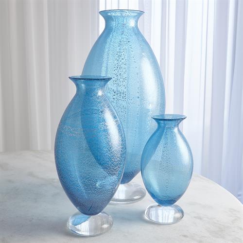 Granilla Vase-Blue Granilla Vase-Blue