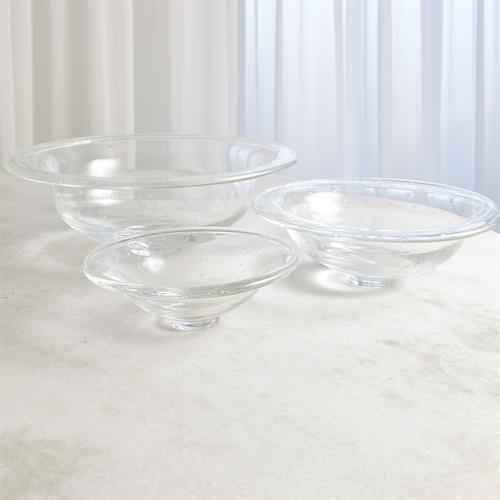 Perfect Compote-Clear w/Spiral Bubbles Perfect Compote-Clear w/Spiral Bubbles
