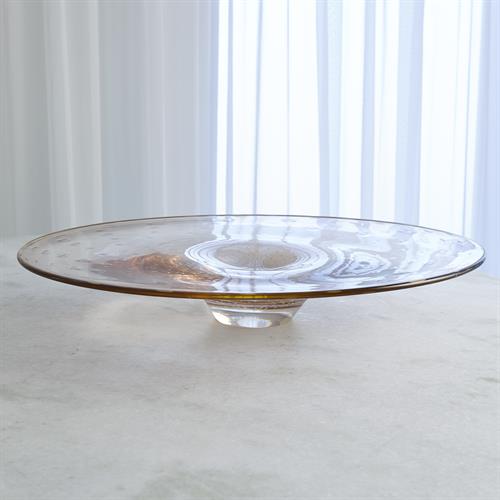 Bubbles Platter-Amber Bubbles Platter-Amber