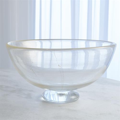 Granilla Footed Compote-Golden Granilla Footed Compote-Golden