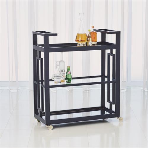 Grid Block Bar Cart-Ink Grid Block Bar Cart-Ink