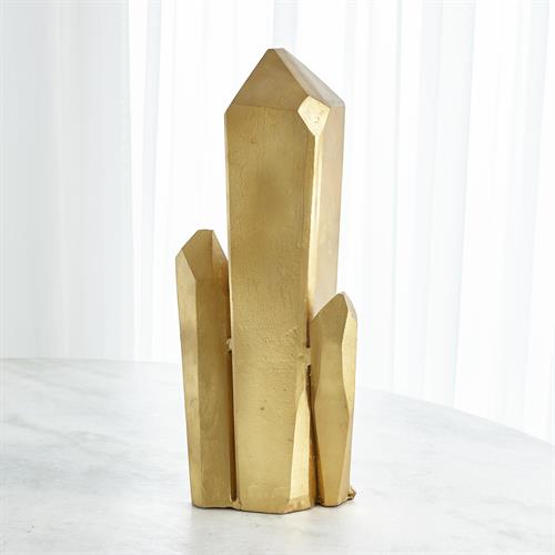 Stone Sculpture-Gold Leaf