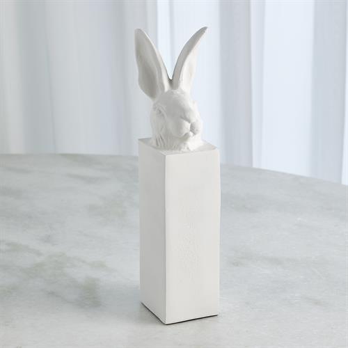 Rabbit Head-Matte White