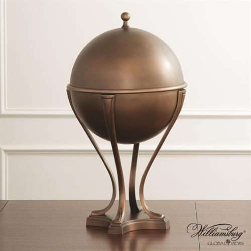 Orb Ice Bucket-Light Bronze Orb Ice Bucket-Light Bronze