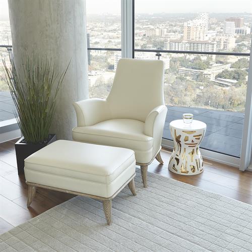 Jackie Chair-Grey-Milk Leather Jackie Chair-Grey-Milk Leather