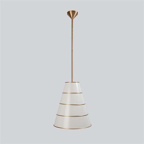 Talouse Pendant-Antique Satin Brass/Ivory Talouse Pendant-Antique Satin Brass/Ivory