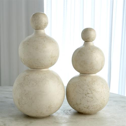 Bubble Stacking Vase-Ivory