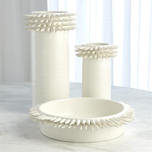 Spike Cylinder Collection-White Spike Cylinder Collection-White