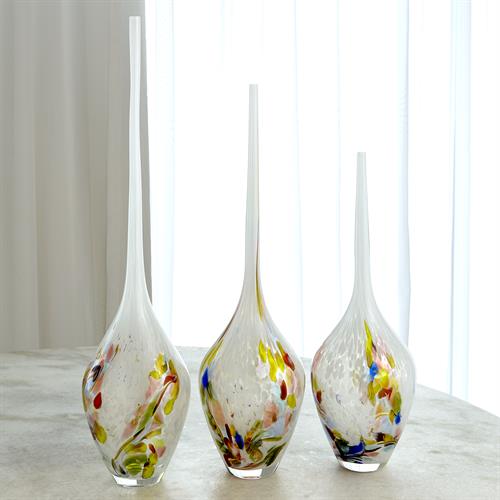 Long Stem Vases-Multicolor Long Stem Vases-Multicolor